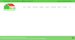 Desktop Screenshot of m-m-immobilien.de